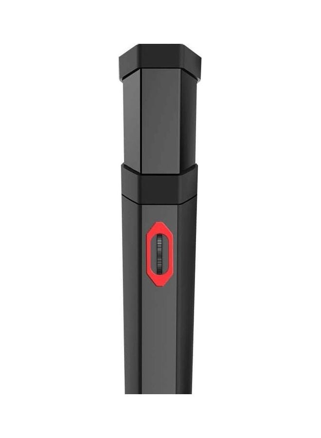 EKO Gaming AND Live Streaming USB Microphone FOR Computer With Desktop Stand| Volume Control Black/Red