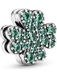 PANDORA Pavé Four-Leaf Clover Clip Charm  - Image 1