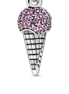 PANDORA Pavé Ice Cream Cone Dangle Charm  - Image 5