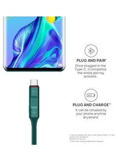 HUAWEI FreeLace In-Ear Wireless Headphones - Emerald Green Emerald Green  - Image 3