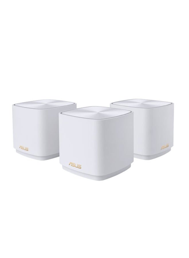 ASUS 3-Piece Zen AX1800 Mini Whole Home Dual Band Mesh Wi-Fi 6 System White  - Image 1