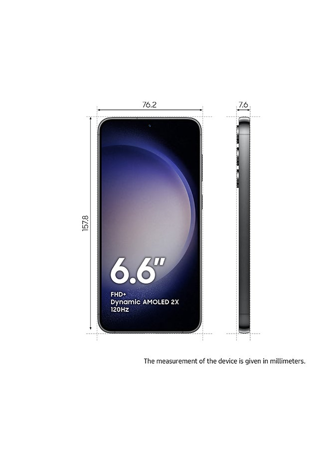 سامسونج هاتف Galaxy S23 plus 5G ثنائي الشريحة بلون أسود فانتوم وذاكرة وصول عشوائي (RAM) سعة 8 جيجابايت ومساحة تخزين داخلية 256 جيجابايت - إصدار الشرق الأوسط  - Image 2