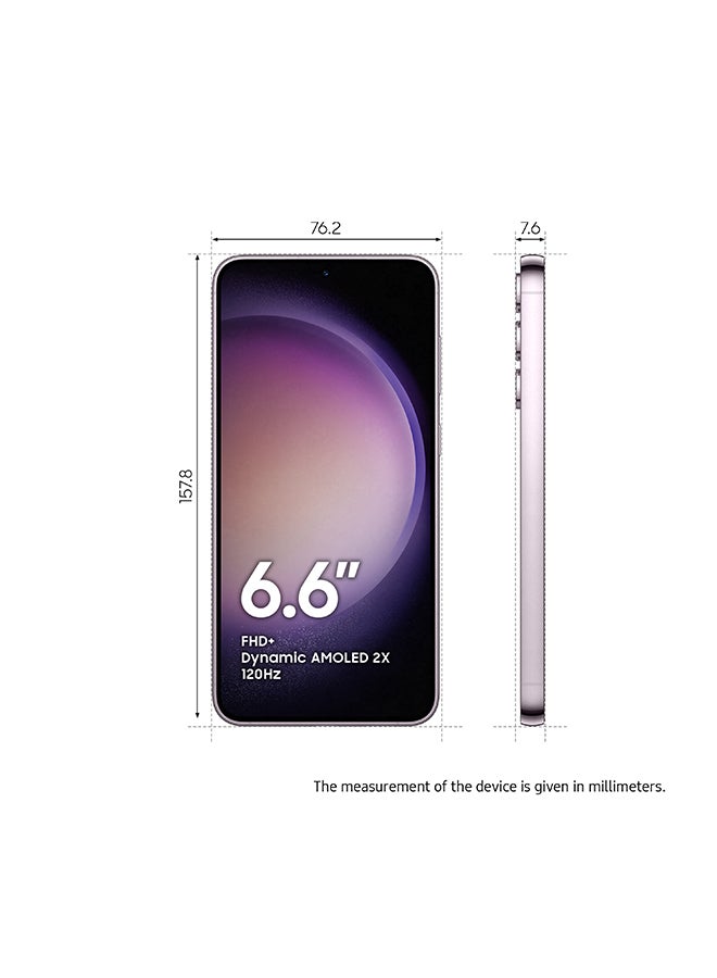 Samsung - Galaxy S23 plus 5G Dual SIM Lavender 8GB RAM 256GB - Middle East Version - Image 1