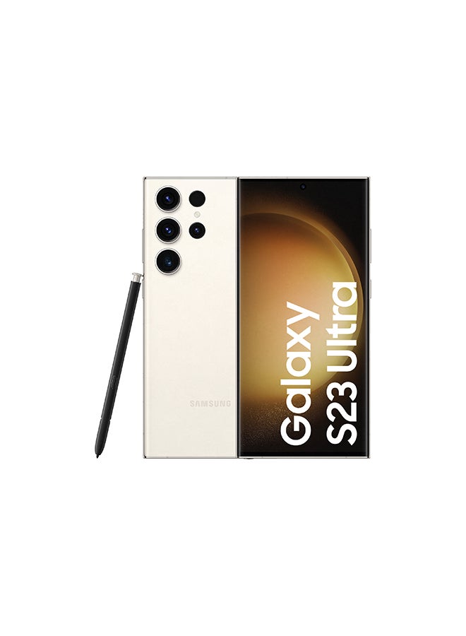 Samsung Galaxy S23 Ultra 5G Dual SIM Cream 8GB RAM 256GB  - Middle East Version  - Image 1