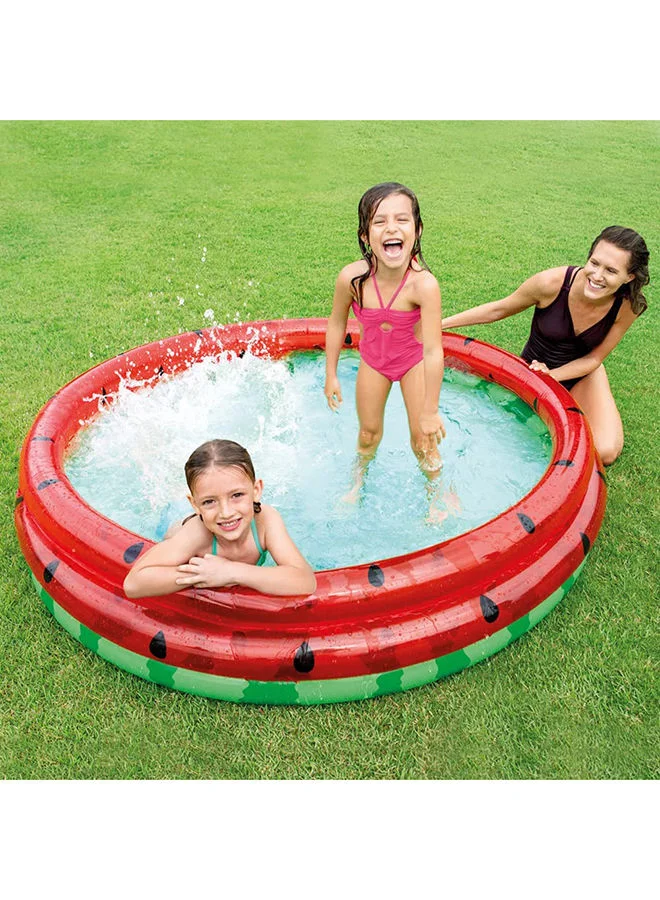 INTEX Intex - Watermelon Pool 3-Ring Ages 2+ Shelf Box 168x38cm