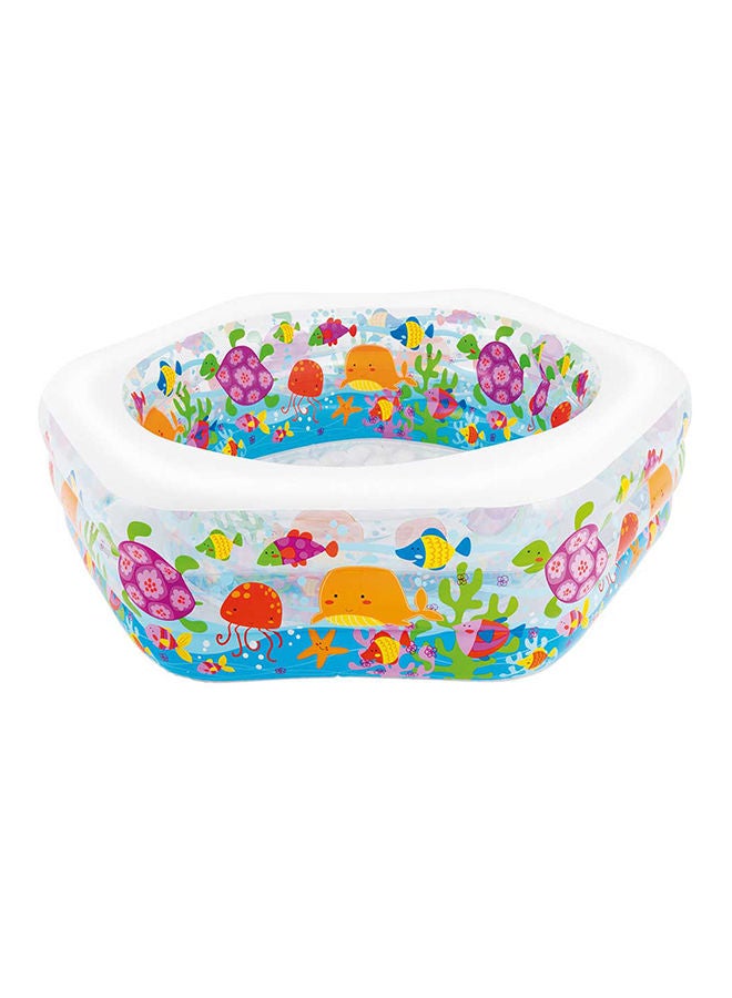 INTEX Swim Centre Ocean Reef Inflatable Pool 191x178x61cm - Image 1