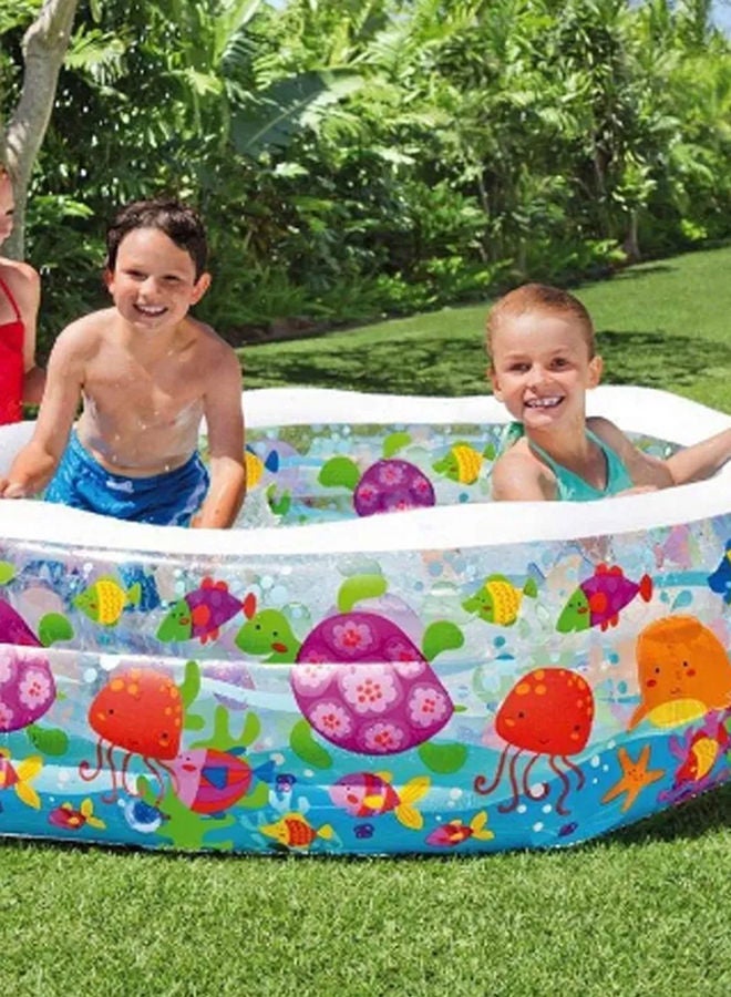 INTEX Swim Centre Ocean Reef Inflatable Pool 191x178x61cm - Image 3