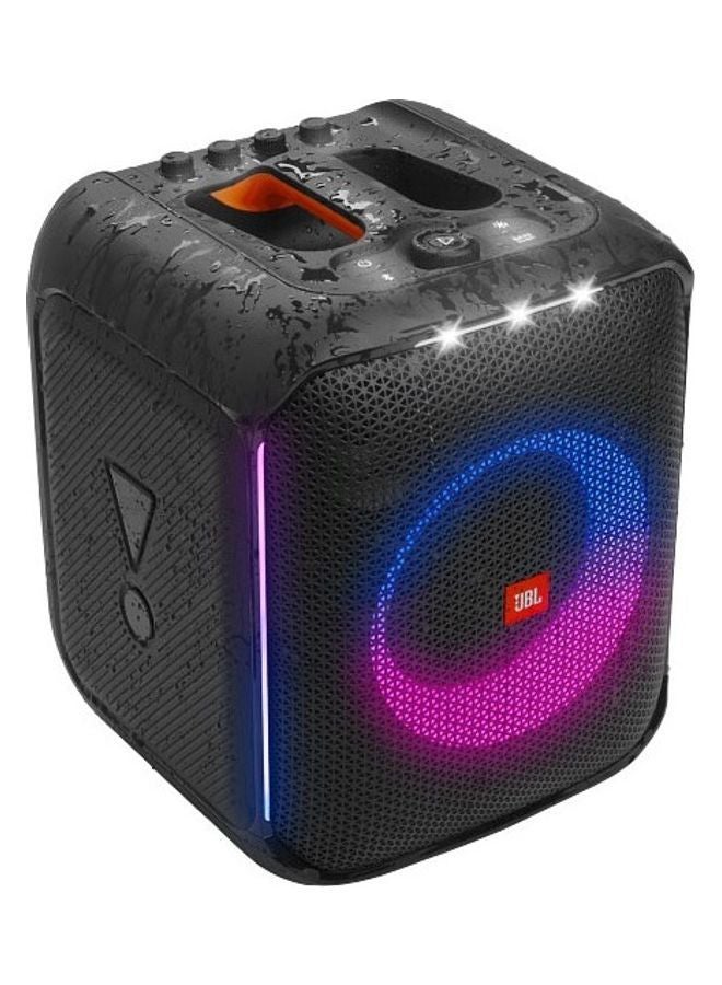 JBL - Partybox Encore Portable Speaker With Digital Wireless Mic 100W Powerful Sound Dynamic Light Show IPX4 Splash Proof 10 Hours Of Playtime Multisource Playback Black - Image 1