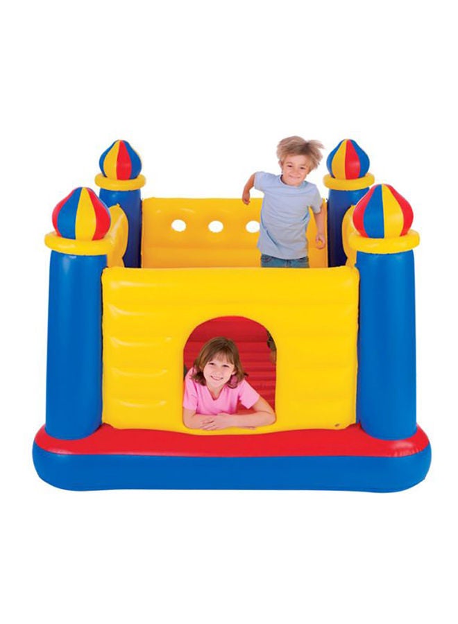 INTEX - Jump-O-Lene Inflatable Bouncer Play House 69x69x53inch - Image 1