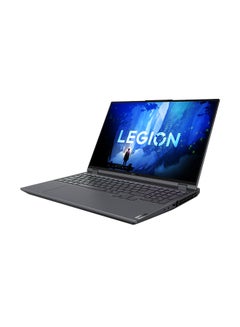Legion 5 Pro (Upgraded Version) Laptop With 16-Inch Display, Core i7-12700H Processor/32GB RAM/1TB SSD/8GB NVIDIA GeForce RTX 3070 Graphics Card/Windows 11 Home Arabic Strom Grey