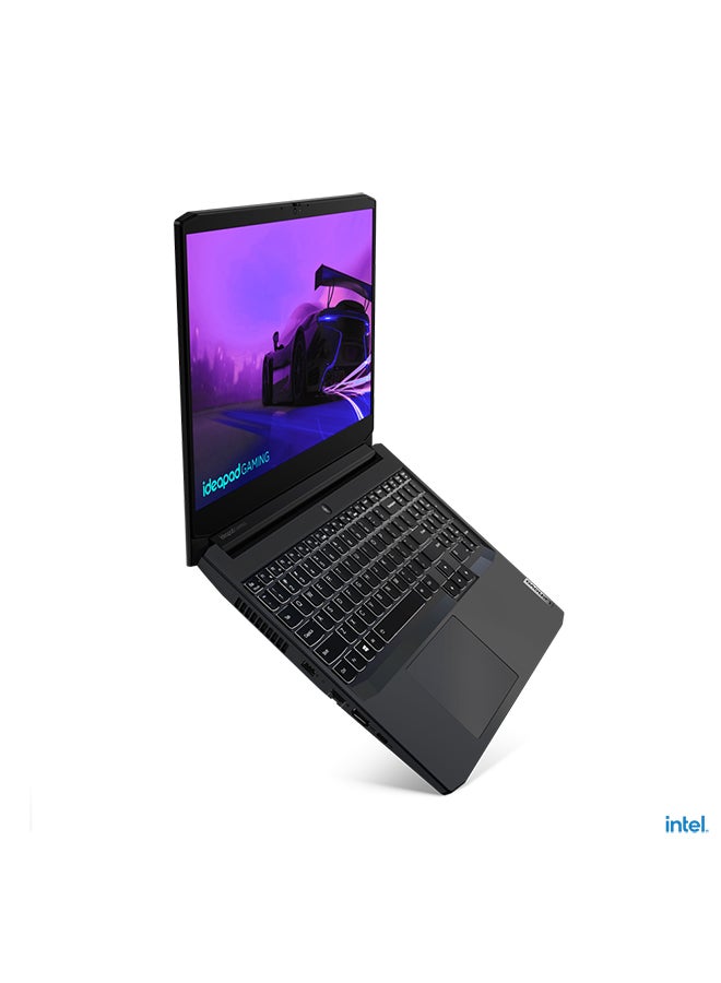 Lenovo - IdeaPad Gaming 3 (Upgraded Version) Laptop With 15.6-Inch FHD Display, Core i5-11320H Processor/8GB RAM/512GB SSD/4GB NVIDIA GeForce GTX 1650 Graphics Card/Windows 11 Arabic Shadow Black Arabic Shadow Black - Image 1