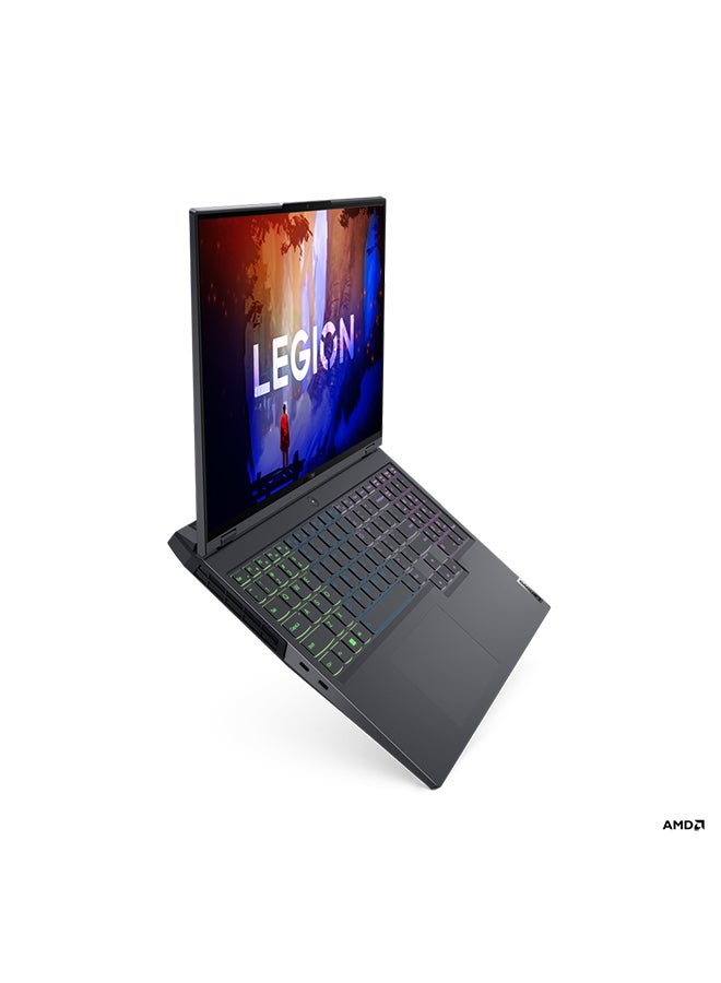 Lenovo - Legion 5 Pro (Upgraded Version) Laptop With 16-Inch Display, AMD Ryzen 9 6900HX Processor/32GB RAM/1TB SSD/8GB NVIDIA GeForce RTX 3070 Ti Graphics Card/Windows 11 Home - 2 Years, Premium care Arabic Strom Grey Arabic Strom Grey - Image 1