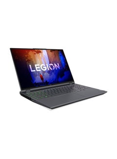 Legion 5 Pro (Upgraded Version) Laptop With 16-Inch Display, AMD Ryzen 9 6900HX Processor/32GB RAM/1TB SSD/8GB NVIDIA GeForce RTX 3070 Ti Graphics Card/Windows 11 Home - 2 Years, Premium care Arabic Strom Grey Arabic Strom Grey