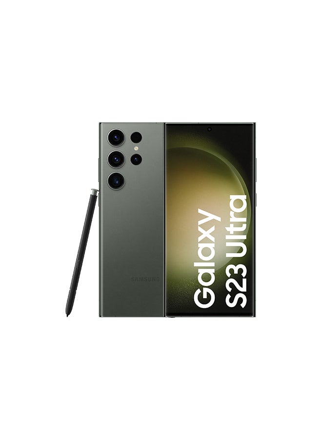 Samsung - Galaxy S23 Ultra 5G Dual SIM Green 12GB RAM 256GB With Galaxy Buds 2 Pro - Middle East Version - Image 1
