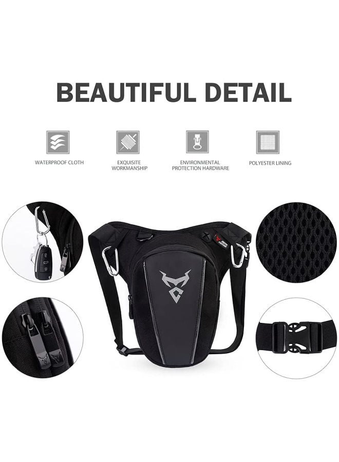 MOTOCENTRIC Leg Bag - Stealth - Image 3