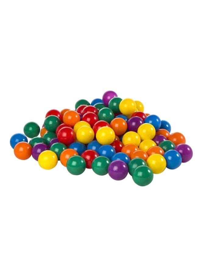 INTEX 100-Piece Non Toxic Fun Pit Balls Colorful Ocean Kids Play Ball 7x7x7cm - Image 1