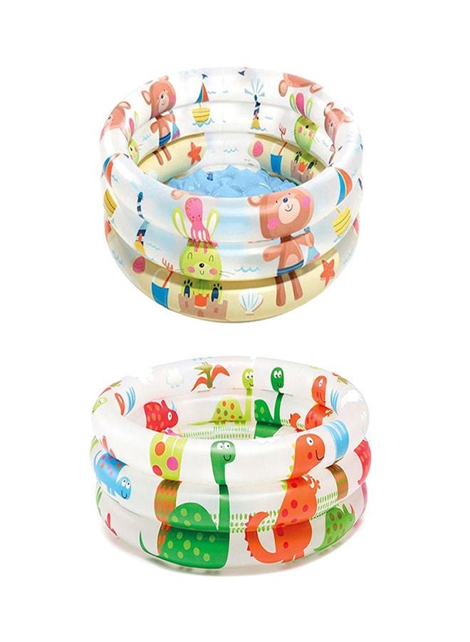 INTEX Beach Buddies 3 Ring Baby Pool 61x22cm  - Image 3
