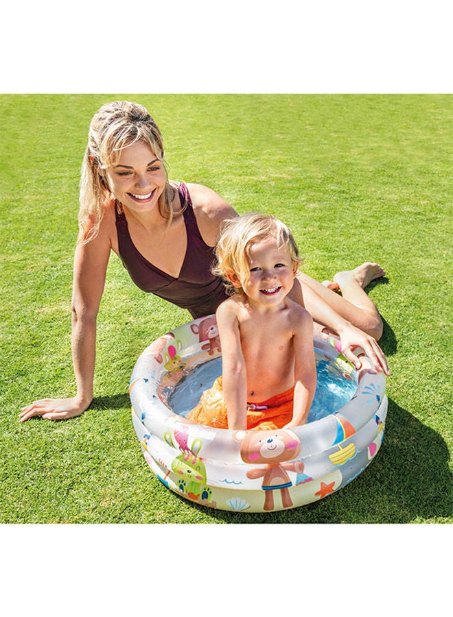 INTEX Beach Buddies 3 Ring Baby Pool 61x22cm  - Image 5
