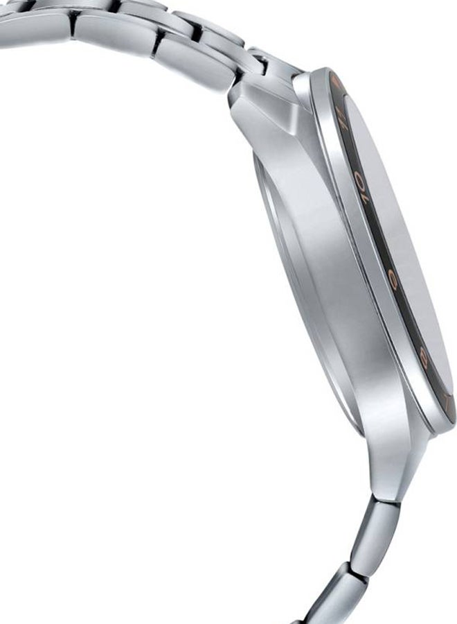 كاسيو ساعة يد كرونوغراف بسوار من الإستانلس ستيل طراز EFV-590D-1AVUDF - 51 مم - فضي للرجال - Image 4