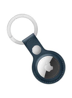 Apple AirTag Leather Key Ring Baltic Blue  - Image 5