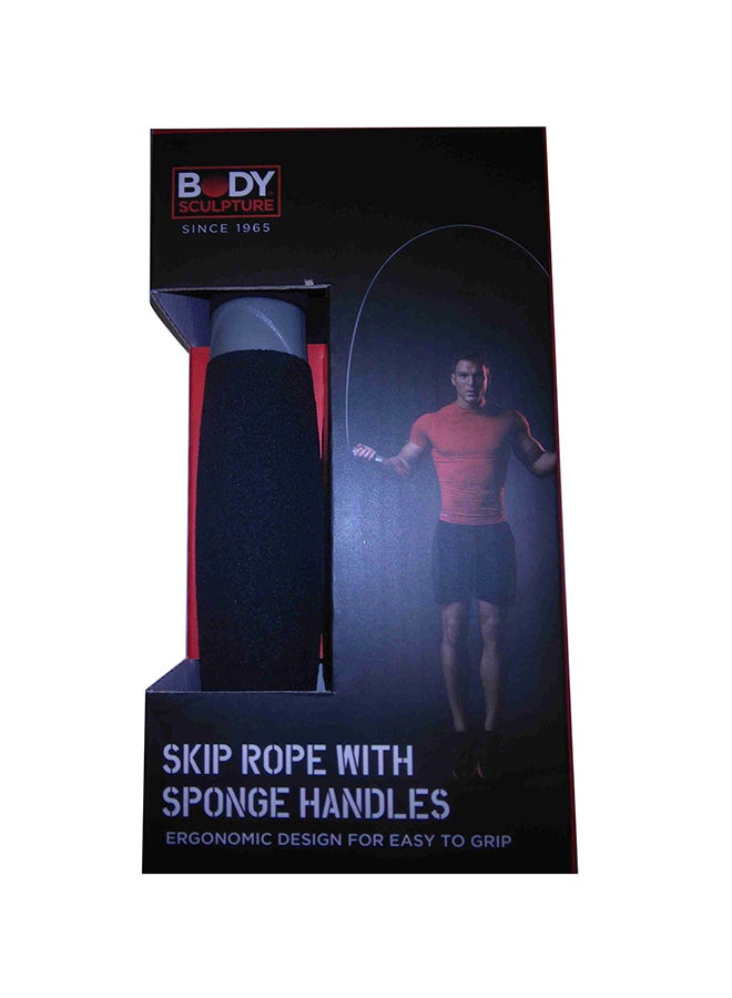 BODY SCULPTURE Skip Rope With Sponge Handles 2.8meter  - Image 1