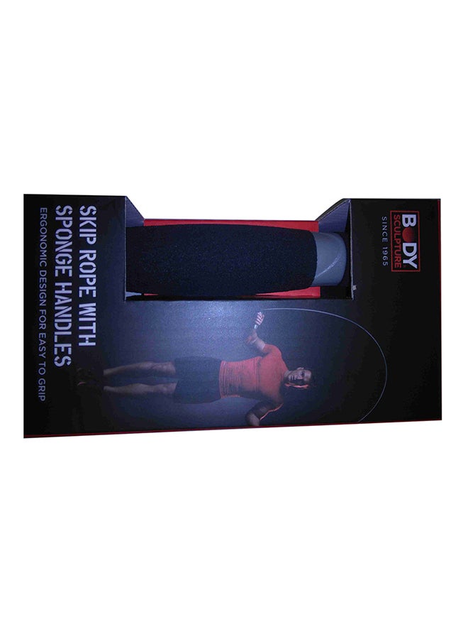 BODY SCULPTURE - Skip Rope With Sponge Handles 2.8meter - Image 1
