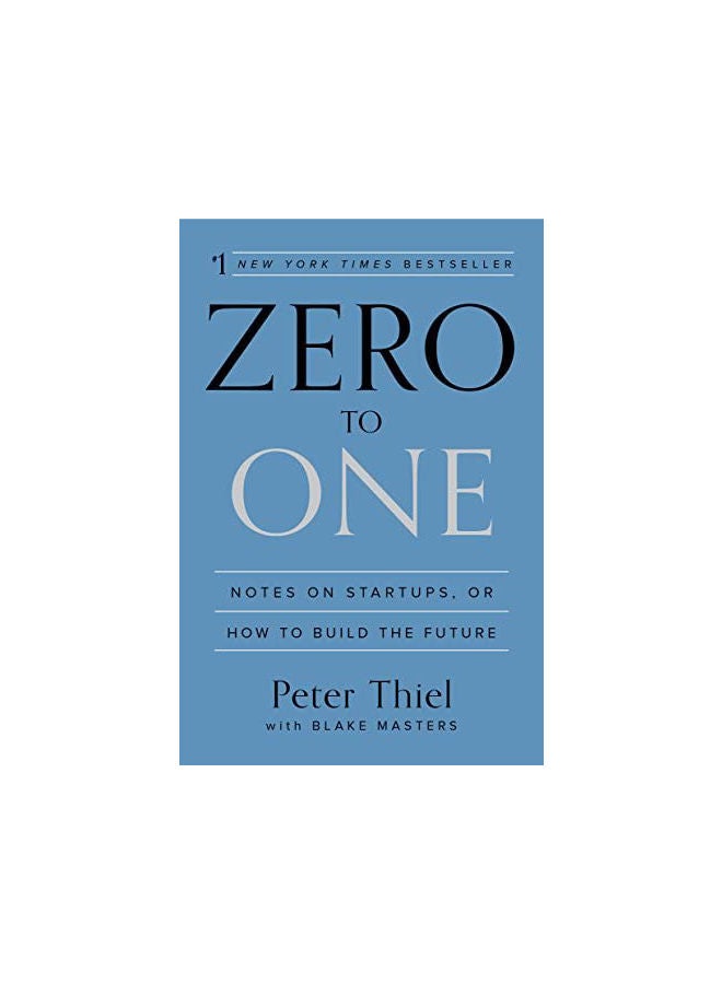 Zero To One - Paperback English by Peter Thiel - 29-Dec-14 