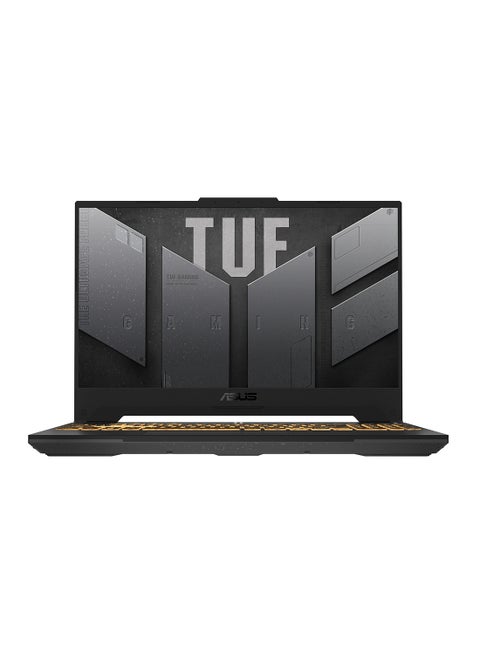 TUF Gaming F15 FX507ZC-HN027W (Upgraded Version) Laptop With 15.6-Inch FHD Display, Core i7-12700H Processor / 16GB RAM / 512GB SSD / 4GB NVIDIA GeForec RTX 3050 Graphics / Win 11 Home / English/Arabic Mecha Gray