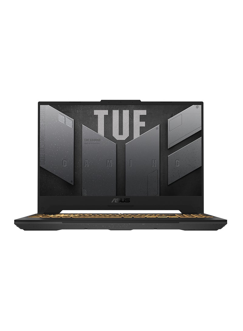 TUF Gaming F15 FX507ZC-HN027W (Upgraded Version) Laptop With 15.6-Inch FHD Display, Core i7-12700H Processor / 16GB RAM / 512GB SSD / 4GB NVIDIA GeForec RTX 3050 Graphics / Win 11 Home / English/Arabic Mecha Gray