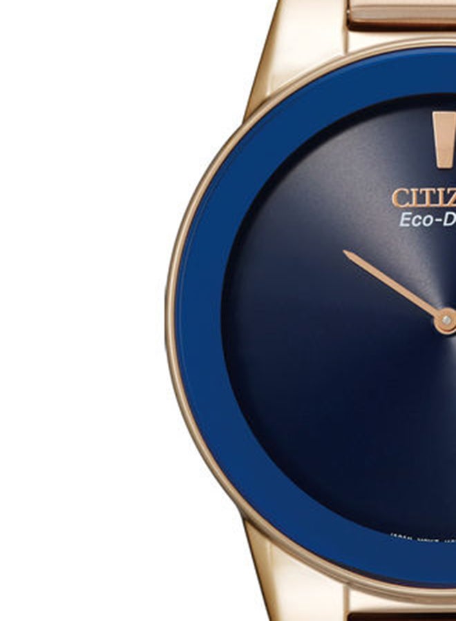 CITIZEN Men's Eco-Drive Stainless Steel Analog Watch AU1066-80L - Image 5