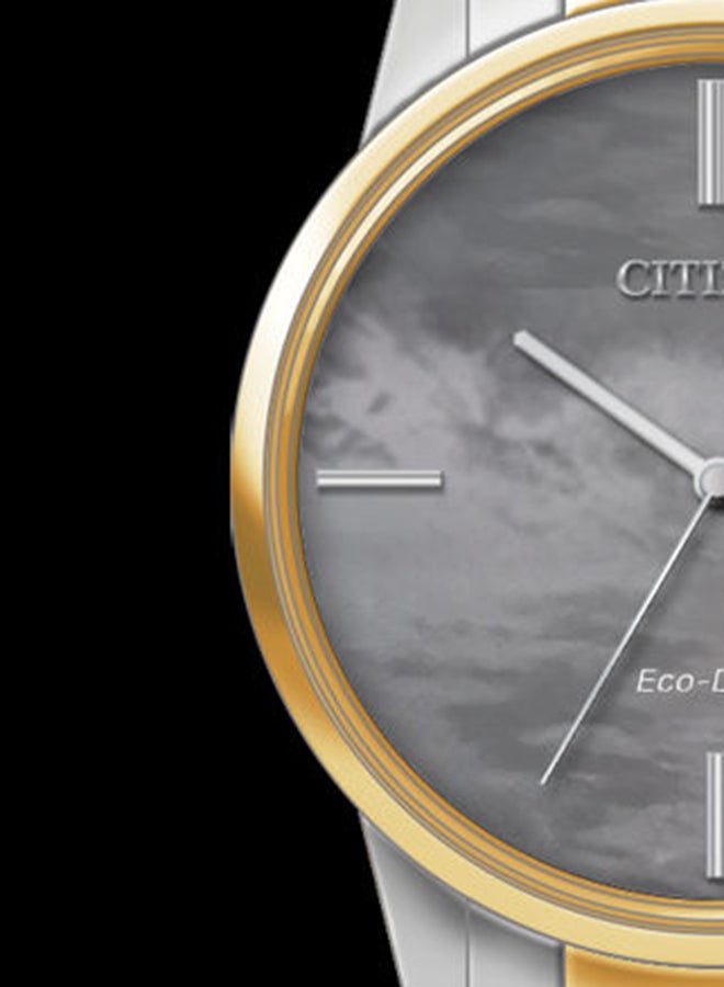 Men's Eco-Drive Stainless Steel Analog Watch BM7524-87Y