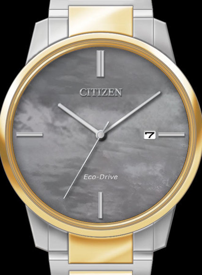 Men's Eco-Drive Stainless Steel Analog Watch BM7524-87Y