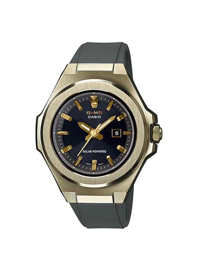 جي شوك ساعة يد جي-شوك رقمية وبعقارب وبسوار من الراتنج طراز MSG-S500G-3ADR للنساء - Image 1