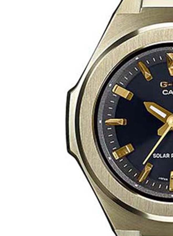 جي شوك ساعة يد جي-شوك رقمية وبعقارب وبسوار من الراتنج طراز MSG-S500G-3ADR للنساء - Image 4