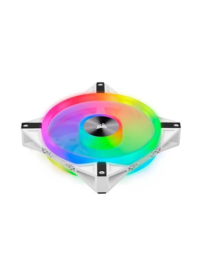 CORSAIR - QL Series iCUE QL140 RGB 140mm RGB LED PWM Fan With Dual Fan Kit with Lighting Node Core White - Image 1