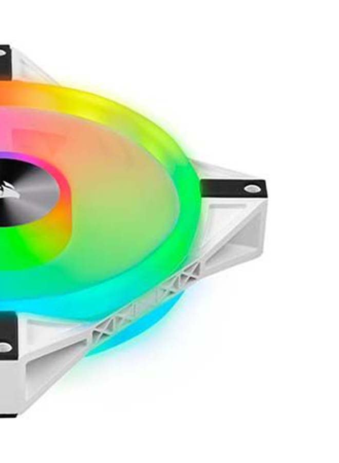 CORSAIR - QL Series iCUE QL140 RGB 140mm RGB LED PWM Fan With Dual Fan Kit with Lighting Node Core White - Image 1