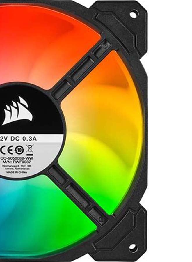 CORSAIR - iCUE SP140 RGB PRO Performance 140mm Dual Fan Kit with Lighting Node Core Black - Image 1