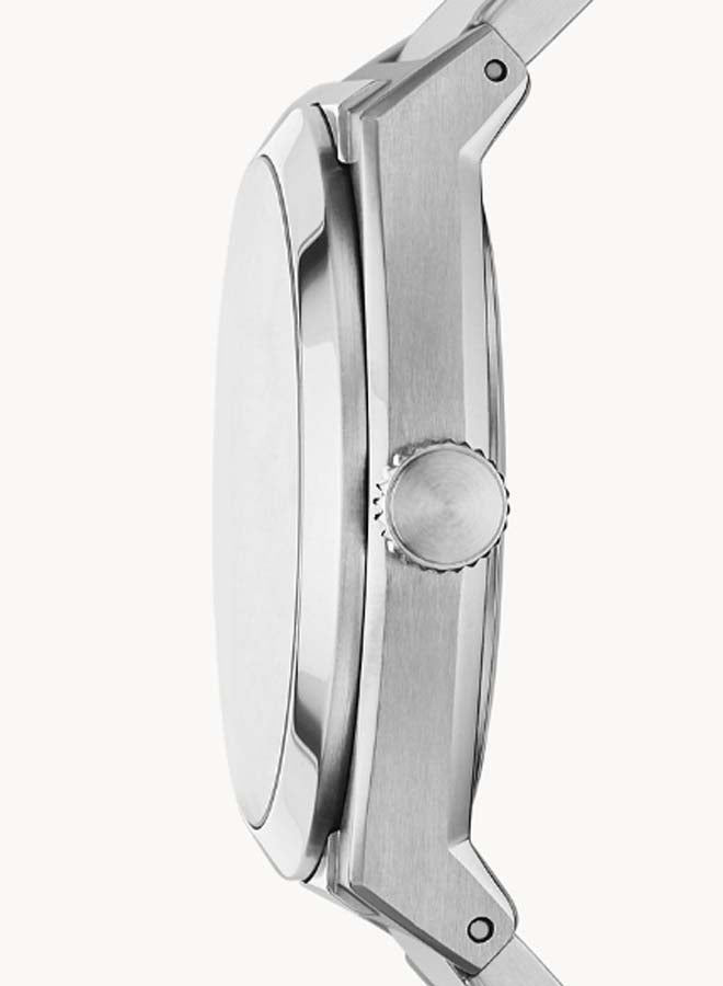 FOSSIL Men's Everett Three-Hand Date Stainless Steel Watch FS5821 - Image 2