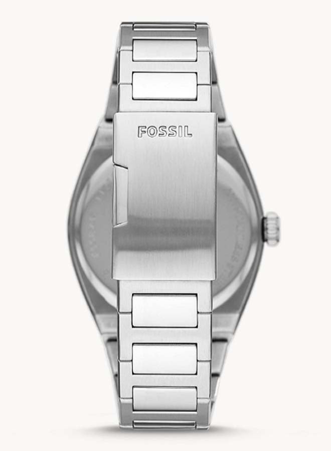 FOSSIL Men's Everett Three-Hand Date Stainless Steel Watch FS5821 - Image 3