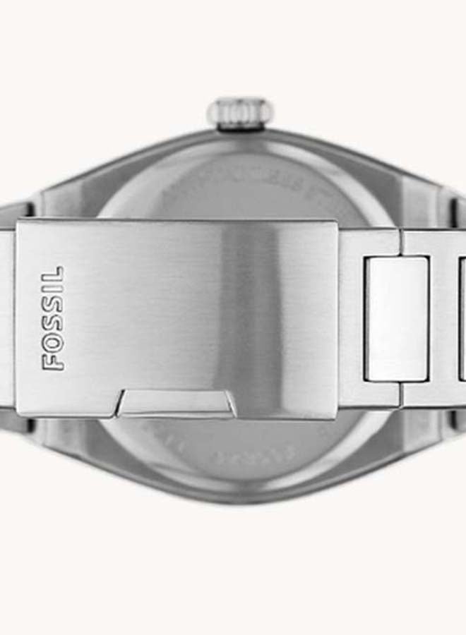 FOSSIL Men's Everett Three-Hand Date Stainless Steel Watch FS5821 - Image 4