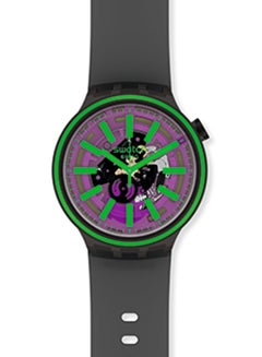 Swatch Pink Taste Black  Silicon Strap Watch  - Image 5