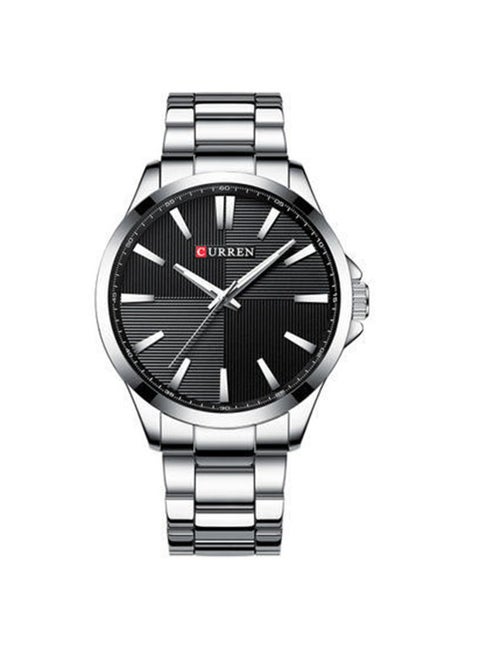 Men's Waterproof Analog Wristwatch 8322 - 45 mm - Silver