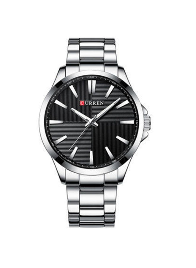 CURREN - Men's Waterproof Analog Wristwatch 8322 - 45 mm - Silver - Image 1