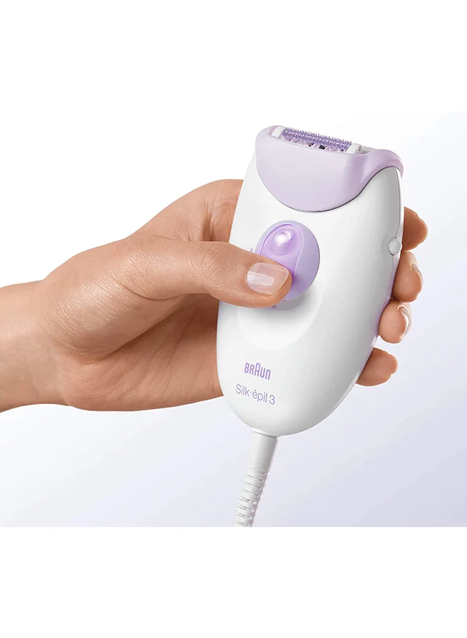BRAUN Silk-Epil 3 3170 Epilator Purple/White
