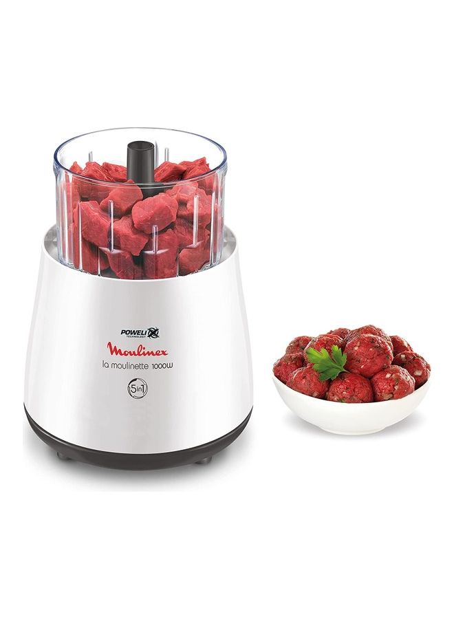 Moulinex - Moulinex La Moulinette Chopper With Blender 1000.0 W DPA241EG white - Image 1