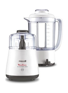 Moulinex La Moulinette Chopper With Blender 1000.0 W DPA241EG white