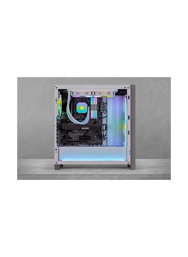 CORSAIR - ICUE H100i Elite Capellix Liquid, ML120 RGB PWM Fans, 240mm Radiator, Low-Noise Cooling for Your CPU Cooler - | CW-9060050-WW White - Image 1