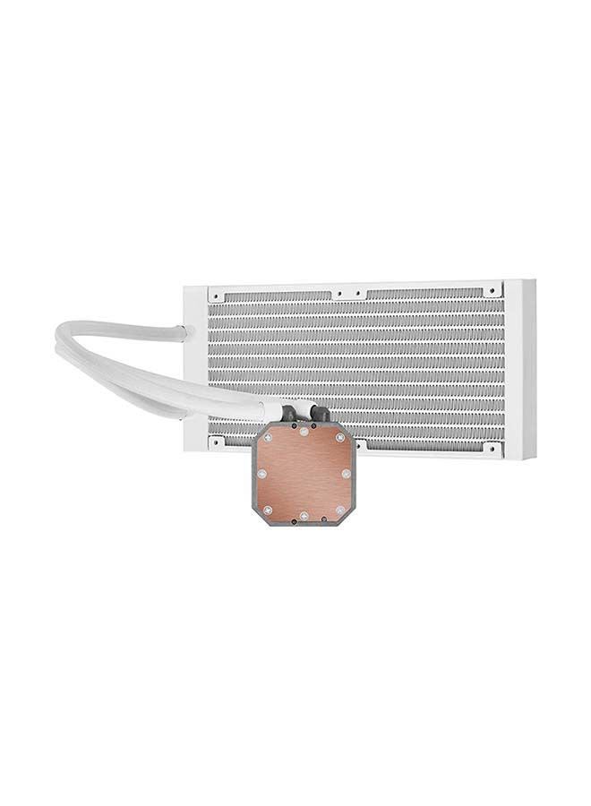 CORSAIR - ICUE H100i Elite Capellix Liquid, ML120 RGB PWM Fans, 240mm Radiator, Low-Noise Cooling for Your CPU Cooler - | CW-9060050-WW White - Image 1