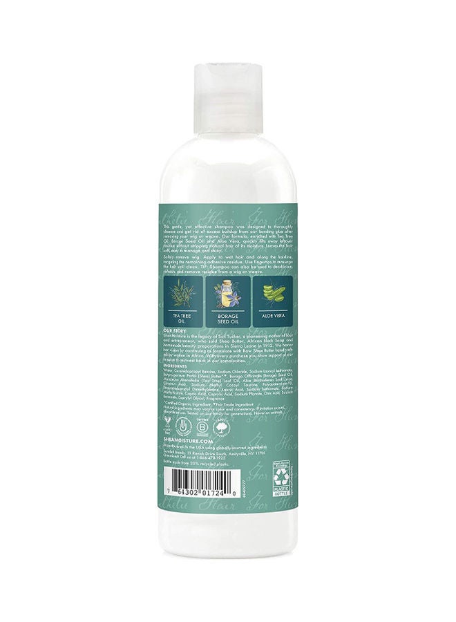 Wig And Weave Tea Tree and Borage Seed Oil Residue Remover Shampoo 384ml