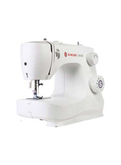 SINGER Portable Sewing Machine, 8 Built-In Stitches, 4 Step Buttonhole, Foot Controller, Stitch Selection Dial, LED Light, Adjustable Stitch Length, Free Arm, Accessories Kit SGM-M2405 White/Silver  - Image 3